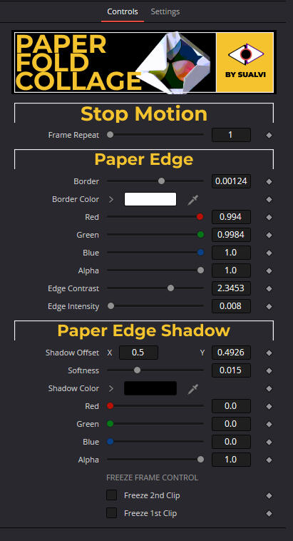 Lower Thirds Transform Controls